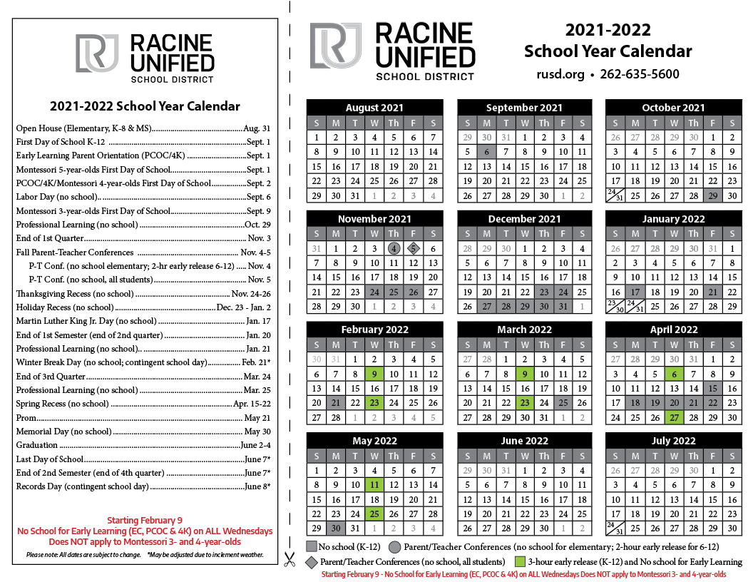 Kusd 2022 23 Calendar District Calendar | Rusd